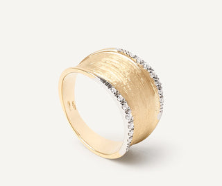 LUNARIA MEDIUM BAND WITH DIAMONDS