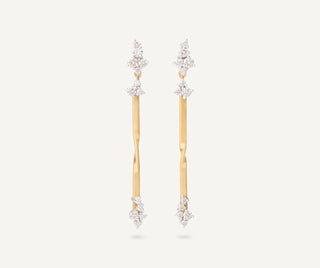 Marrakech Drop Earrings with Diamond Clusters