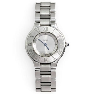 PRE-OWNED 28MM MUST DE CARTIER 21 WATCH