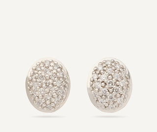 SIVIGLIA OVAL PAVE STUDS