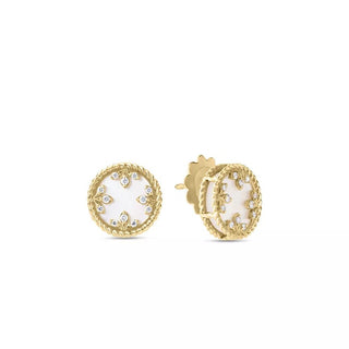 VENETIAN PRINCESS MEDALLION STUDS