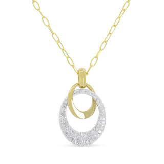 INTERLOCKED OVAL NECKLACE