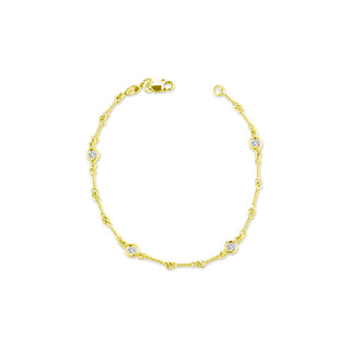 DIAMONDS BY THE INCH DOG BONE LINK BRACELET